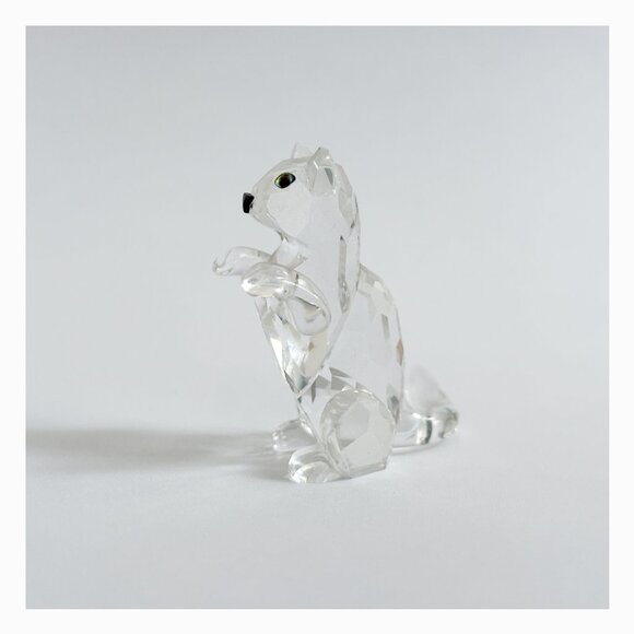 Swarovski - Vintage RETIRED Crystal Begging Kitten, "Pets Corner" (1991-1995) - Picture 6 of 9
